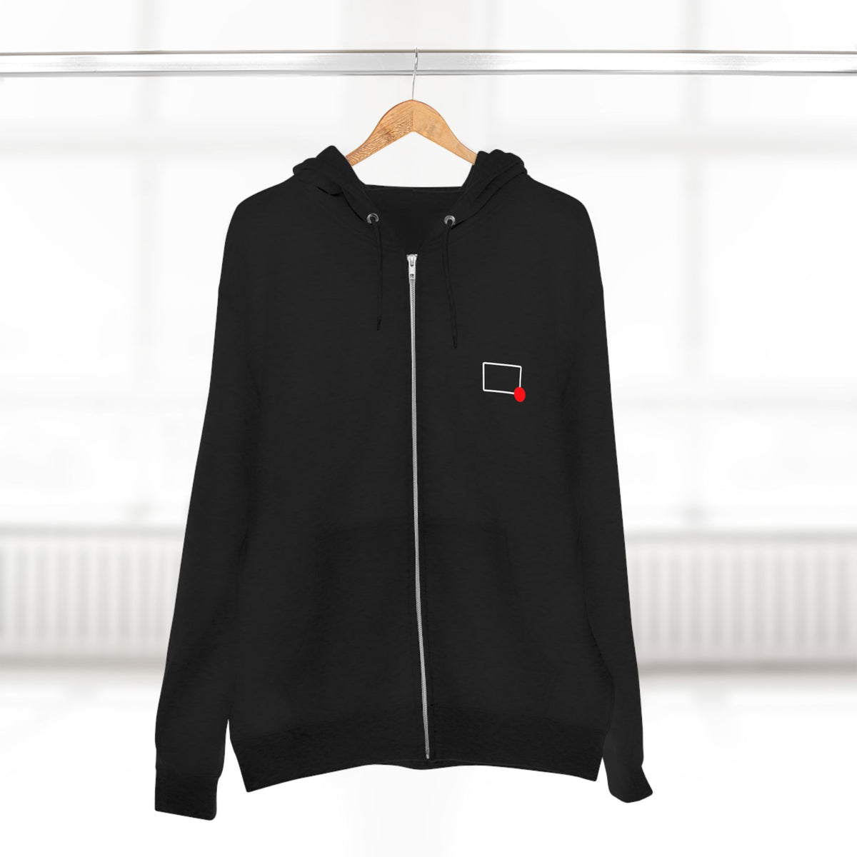 Rectangles Podcast Zip Hoodie