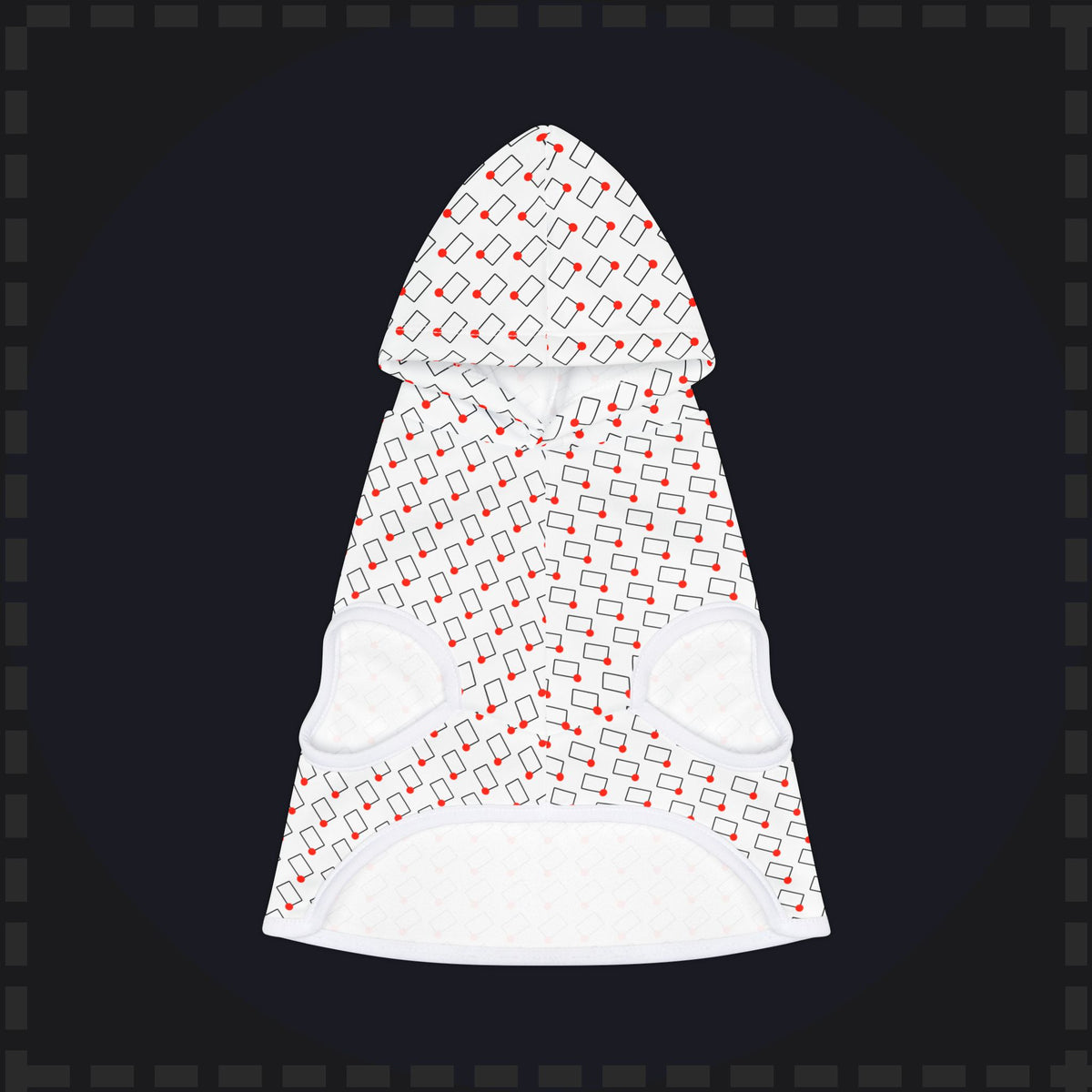 Rectangles Podcast Pet Hoodie
