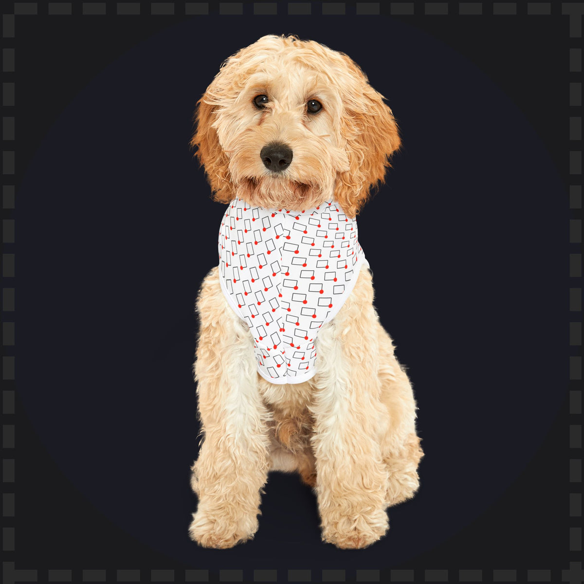Rectangles Podcast Pet Hoodie