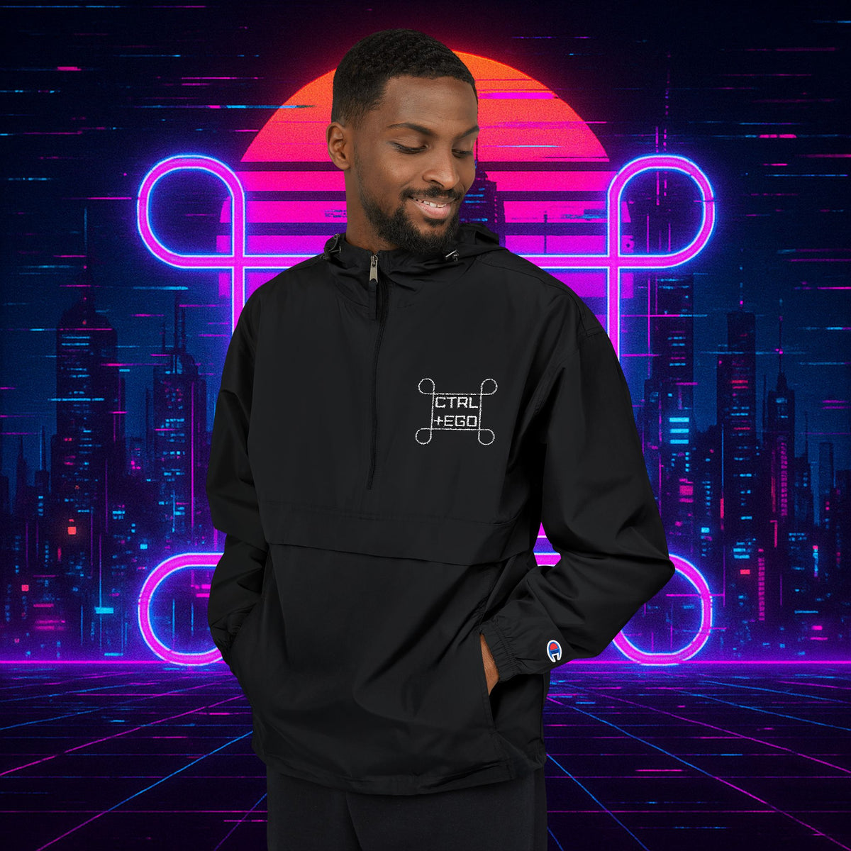 CTRL + EGO Packable Anorak Jacket