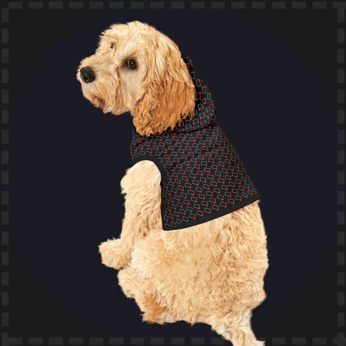 Rectangles Podcast Pet Hoodie