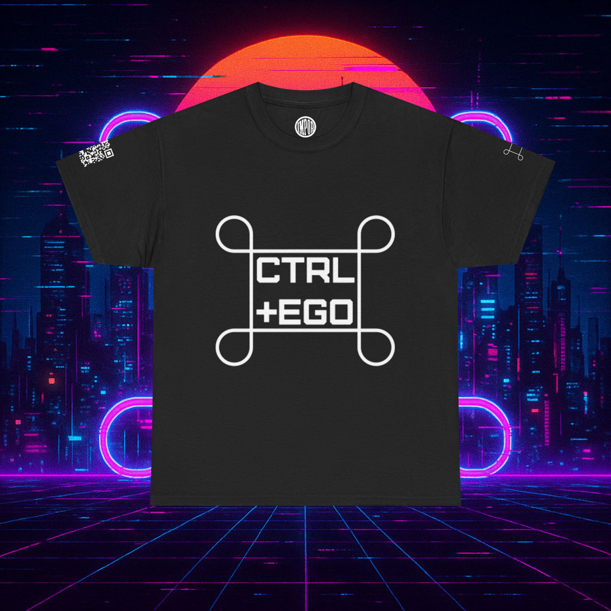 CTRL + EGO Big logo  Tee