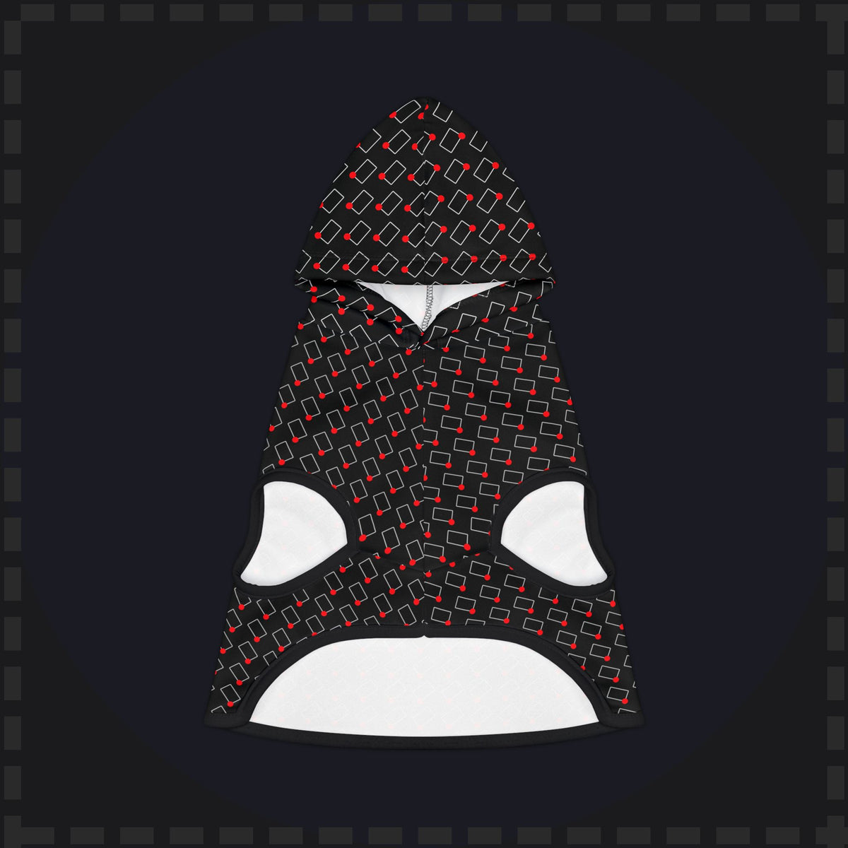 Rectangles Podcast Pet Hoodie