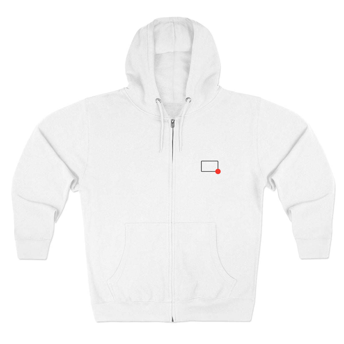 Rectangles Podcast Zip Hoodie